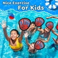 thumbnail image 2 of Set de juego Toss and Catch Ball JUNSHE con bolas adhesivas y guantes, 2 of 7