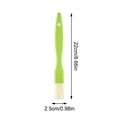 thumbnail image 3 of Multi-Use Pastry Basting Brush, 1 Inch No-Shed Soft Bristle Grill Basting Brush, 9 Inch Long Green Handle Cooking Brush, Safe Basting Brush for Cooking Baking Glazing Marinade,, 3 of 8