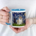 thumbnail image 3 of CafePress - Starry / Pomeranian Mug - 11 oz Ceramic Mug - Novelty Coffee Tea Cup, 3 of 3