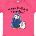 thumbnail image 4 of Inktastic Happy Birthday, Grandpa Cute Penguins Boys or Girls Baby Bodysuit, 4 of 5