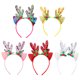 thumbnail image 3 of FELTECHELECTR 5 broches para el pelo con forma de asta, tocado navideño con lentejuelas, accesorios para el pelo, 3 of 6