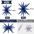 thumbnail image 2 of Globos de foil estrella azul marino Wrbin, 8 piezas, 27/22", 2 of 7