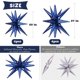 thumbnail image 2 of Globos de foil estrella azul marino Wrbin, 8 piezas, 27/22", 2 of 7