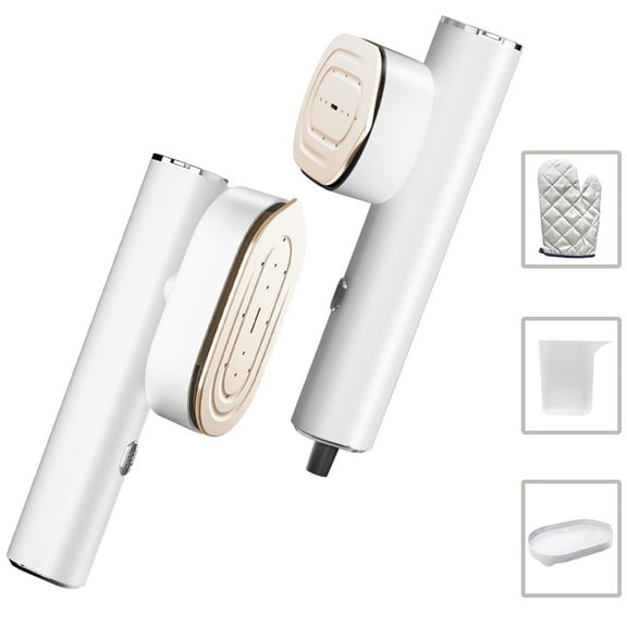 Humitech Handheld Clothes Steamer, 1200W Powerful Garment Steamer, 30-Second Quick Heat-Up, Portable Travel Steamer for Wrinkle Removal, Fabric Care, with Anti-Calc Function, White