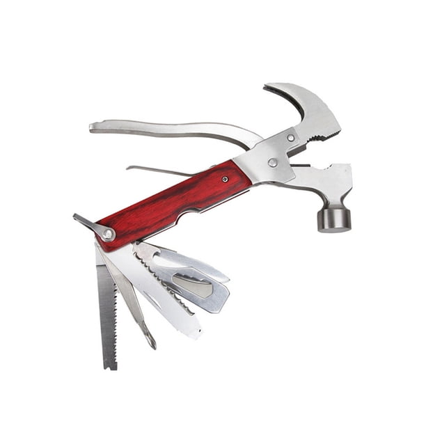 En 1 Martillo Multifuncional Compacto Plegable Portátil Con Mango De Madera Yuarrent OD009676-02