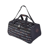 Harley-Davidson Signature Script Sports Duffel Bag w/ Adjustable Strap - Black, Harley Davidson