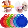 Pet Food Can Covers, Universal Silicone Can Lids for Pet Food Cans Fits