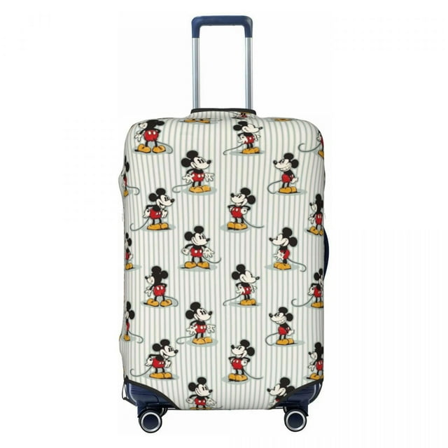 Custom Mickey Mouse Suitcase Cover Elastic Travel Luggage Covers for 18-32 inch
