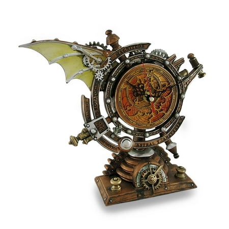 Celestial Clock - The Stormgrave Celestial Chronometer Steampunk Desk Clock