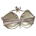 thumbnail image 2 of Victoria's Secret Swim Bikini Push-up Top Shimmer Ruffle Trim Lilac Cup Size 36C NWT, 2 of 2