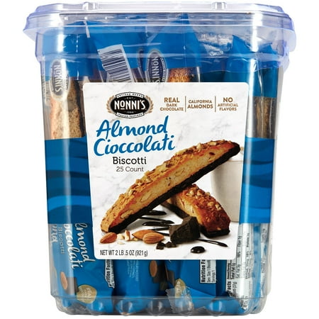 New Biscotti - Nonni's Almond Cioccolati Biscotti 25 cts.