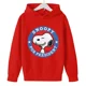 thumbnail image 3 of Sudadera con capucha para niños y niñas, de Snoopy, de dibujos animados blancos, de anime, 2024, 3 of 5