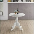 thumbnail image 2 of Carolina Chair & Table Fairview 30" Round Pedestal Dining Table - Whitewash, 2 of 3