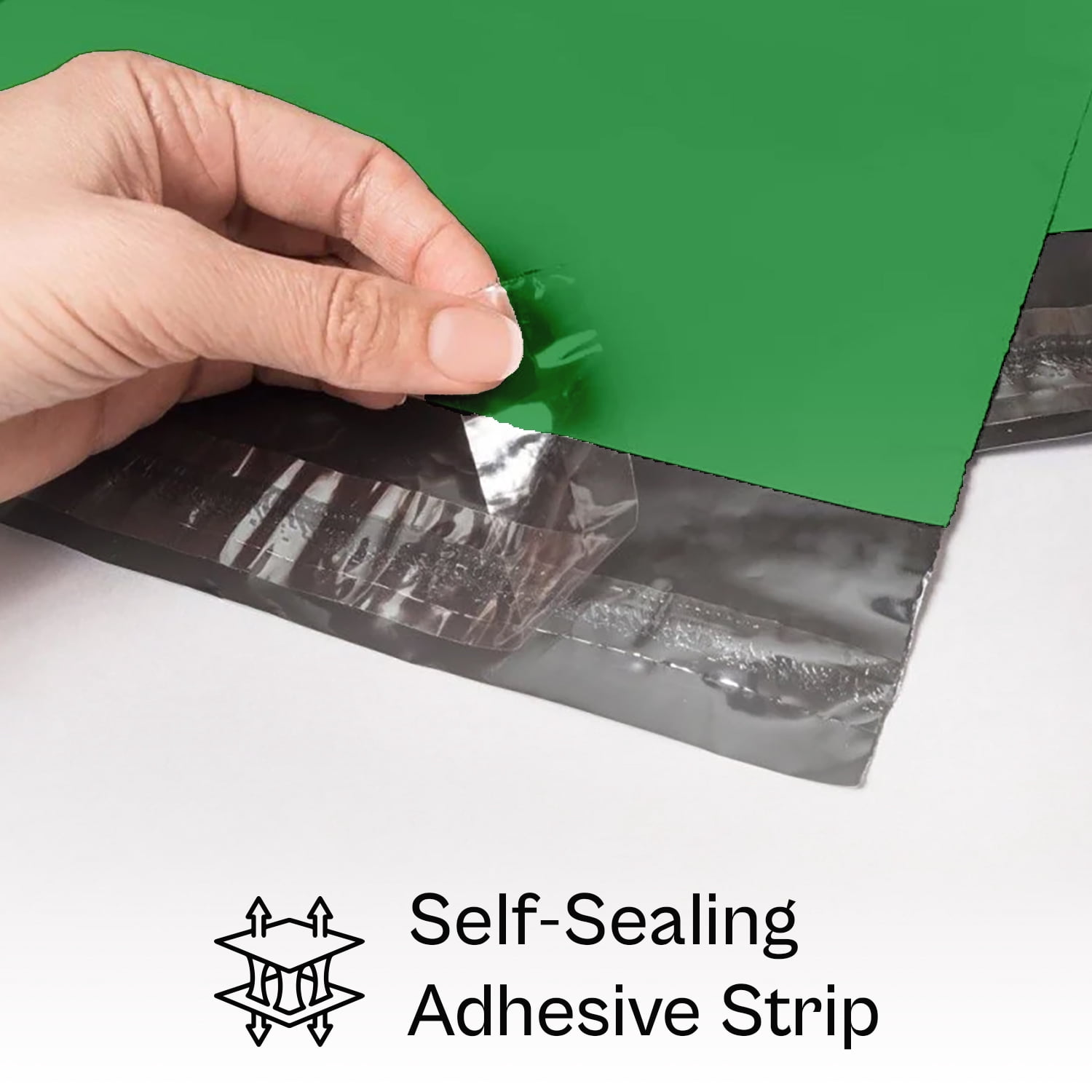 MMBM Green Poly Mailers 7.5" x 10.5" 2 Mil Waterproof Poly Mailer for Packing and Shipping in Bulk 2000 Pack