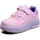 thumbnail image 1 of QOEUCME Zapatos con luz LED para principiantes con ruedas, patines para niños, patines brillantes, zapatos de skate, zapatos luminosos al aire libre para fiesta, cumpleaños, Navidad, el mejor regalo, 1 of 4