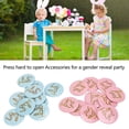 thumbnail image 4 of 3packs Gender Reveal Button Pin for Baby Shower Party ,Metal Material Blue Pink English Pattern Attractive Decorative Party Gender Reveal Badge, 4 of 9