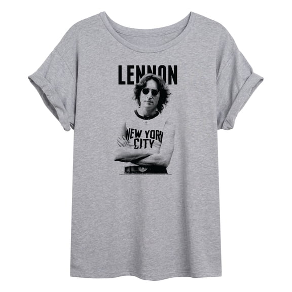 John Lennon - Lennon NYC - Women's Oversized Graphic T-Shirt