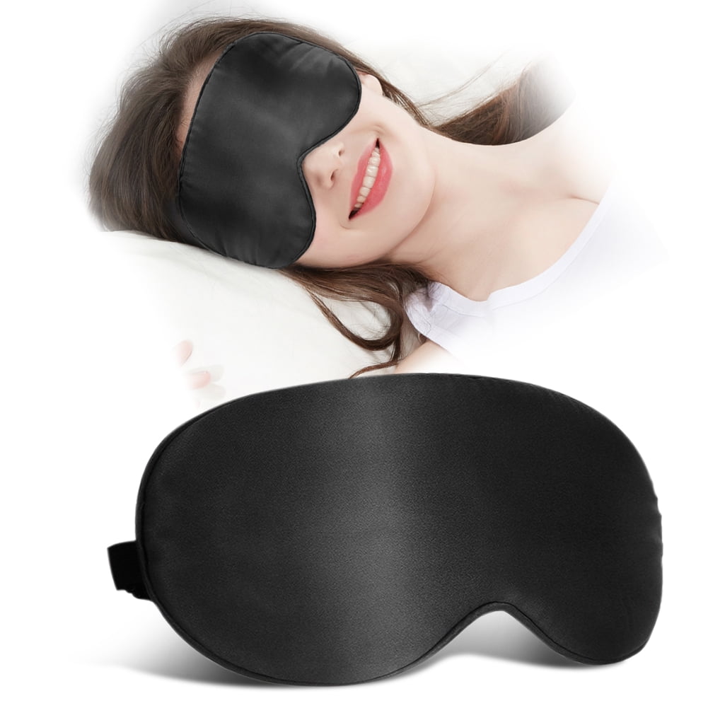 SUPTREE Mulberry Silk Dark Eye Sleep Mask for Women Men Kids Eye Covers