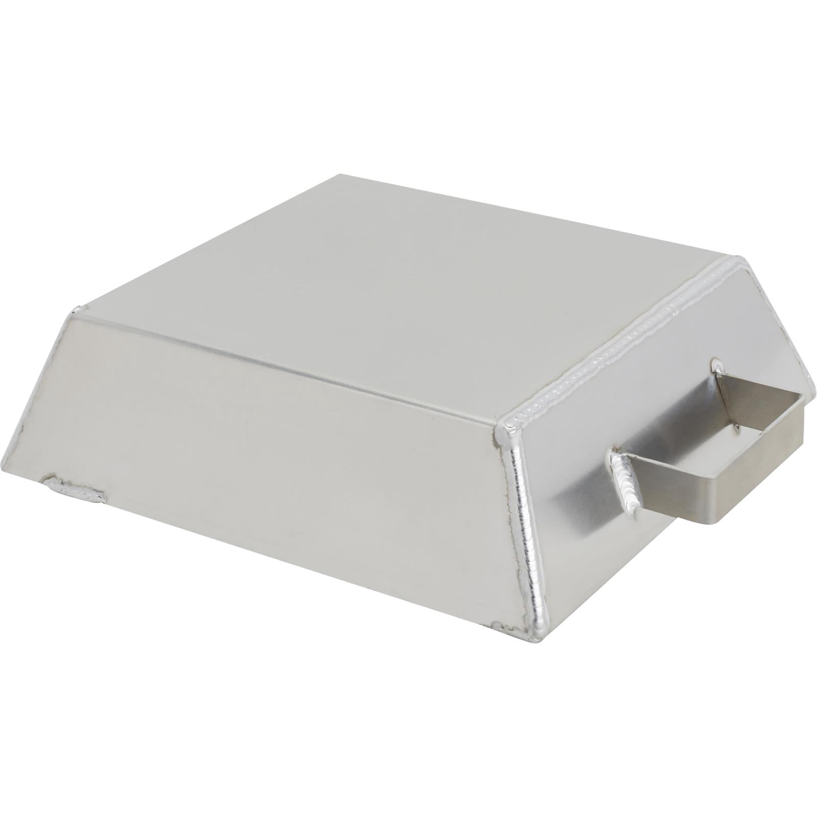 Speedway Motors Aluminum 6 Qt Oil Drain Drip Pan for Quick Change Units with Built-In Gear Drip Tray, Corner Pour Spout and Welded Handle, Lightweight