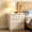 Beige, variant on AUU Modern 23.6" Wide 3-Drawer Wood Nightstand – Large Bedroom Side Table with Spacious Storage