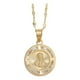 thumbnail image 1 of Collar De Medalla Nacional De Rostro De La Virgen De Oro 14k, 1 of 5