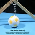 thumbnail image 4 of Pelota Deportiva De Los Llaveros Del Fútbol, ​​​​llaveros Impermeables Del Fútbol Del Cierre Del Tirón Para Las Mochilas, 4 of 7