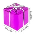 thumbnail image 3 of Mouliraty Christmas Tree Small Gift Boxes Hanging Decorations, 3in Gift Box Christmas Tree Ornament Pendant Christmas Daily Necessities Gift Package Christmas Foam Gift Package, Hot Pink, 3 of 6
