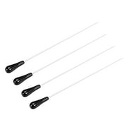 Music Conductor Baton 39cm/15.35inch Length,Black Resin Handle Music Conducting Baton 4pcs