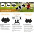 thumbnail image 3 of Dog Training Collar with 2600 Ft Remote, Electronic Dog Collar Shock Collar with Beep, Vibration, Shock, Light and Keypad Lock Mode, Waterproof Electric Dog Collar Set for Small Medium Large Dogs, 3 of 4