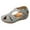 Grey, variant on NOKIO Fashion Shoes for Women Casual Hollow Closed Toe Sandals Summer Ankle Strap Wedge Shoes Vintage Platform Shoes Sandals