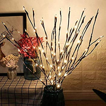 20 LED Willow Tree Branch Light Fairy String Lamp Home Party Romantic Decor 