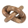 thumbnail image 4 of Bloomingville Marble Chain Link, Brown, 4 of 5