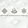 thumbnail image 5 of DalisTairy 10 inch Queen Mattress,Hybrid Mattresses Medium Firm in a Box, 5 of 7