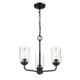 thumbnail image 5 of Millennium Lighting Metal 3 Light Chandelier in Satin Nickel/Silver, 5 of 6