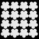 thumbnail image 2 of 100 Piezas Recortadas De Flores De Taladro Satinado perfecl 35 Mm Blanco, 2 of 8