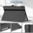 thumbnail image 2 of Fintie Multi-Angle Viewing Case for Samsung Galaxy Tab A11+ Plus 2025 / A9+ Plus 2023 11 inch, Smart Stand Back Cover with Pocket Auto Wake/Sleep, Denim Gray, 2 of 9
