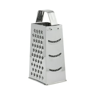 24 Bulk Home Basics 4 Sided Stainless Steel Cheese Grater With Storage  Container - at 