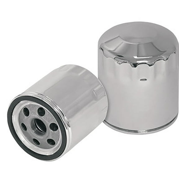 S&S Cycle Oil Filter Chrome Compatible With Harley-Davidson Softail Standard FXST 2020