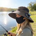 thumbnail image 5 of Kugisaki Summer Bucket Hat Sun Hat with Fans Solar Power & USB Charging Fishing Essentials for Women Men Camping Hiking Beach Gardening, 5 of 6