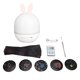 thumbnail image 1 of Proyector de luz nocturna para niños, LED, USB, bonito proyector de conejo con altavoz Bluetooth y control remoto para decoración de dormitorio, 1 of 15