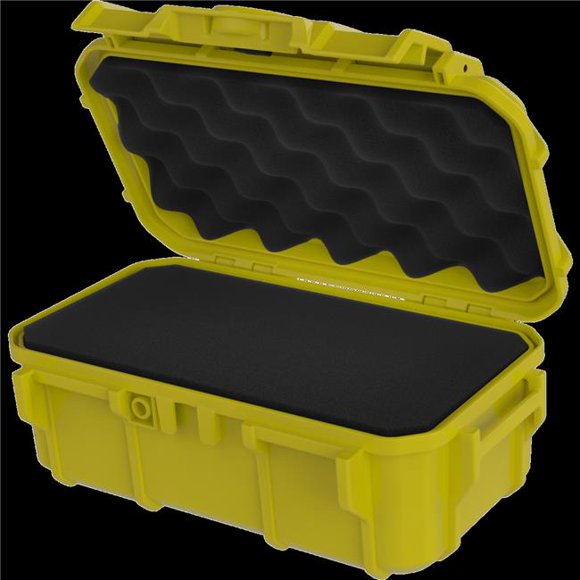 Seahorse SE57F,YL 9.5 x 5.8 x 3.8 in. Protective Micro Case with Foam, Yellow