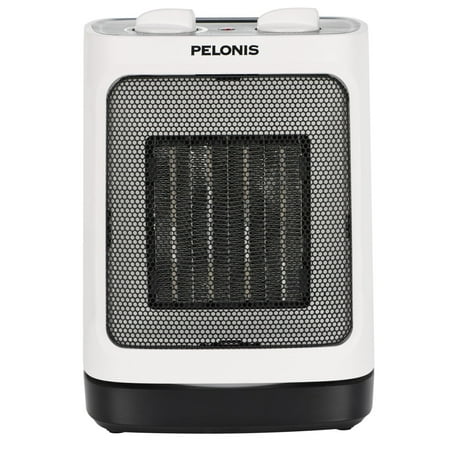 Pelonis Portable Ceramic Electric Oscillating-Fan Heater, NTY15-16LA, White