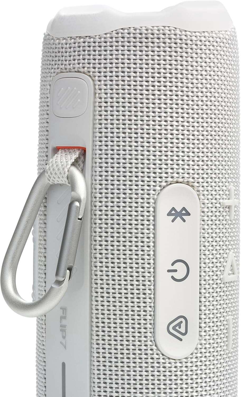Open Box JBL Flip 7 - Portable waterproof and drop-proof speaker, Bold JBL Pro Sound with AI Sound Boost, 16Hrs of Playtime, and PushLock system with interchangeable accessories (White)