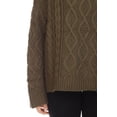thumbnail image 5 of Simply Couture Women's Plus Size Loose Oversized Chunky Cable Knit Solid Crewneck Sweater, 5 of 5