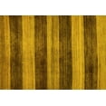 thumbnail image 1 of Ahgly Company Machine Washable Indoor Rectangle Abstract Yellow Modern Area Rugs, 3' x 5', 1 of 4