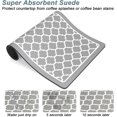 thumbnail image 3 of Abstract Geometric Coffee Bar Mat 12x19 Inch Cute Coffee Bar Mats for Espresso Machine Station Hide Stain Rubber Backed Absorbent Drying Pad for Kitchen Counter Modern Design, 3 of 6