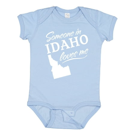 

Inktastic Someone in Idaho Loves Me Gift Baby Boy or Baby Girl Bodysuit