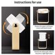 thumbnail image 4 of Bedside Lamp Dimmable Touch Light, Portable Bedside Lamps for Bedside Lamp with Portable Nightstand Safe Night Light.., 4 of 4