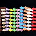 thumbnail image 4 of Xinyolin 10Pcs Miniature Fence Handmade Decorative Cute Garden Gnome Wood Fence Ornament for Flowerpot, 4 of 8