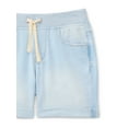 thumbnail image 3 of Wonder Nation Girls Knit Waistband Denim Shorts, Sizes 4-18 & Plus, 3 of 3